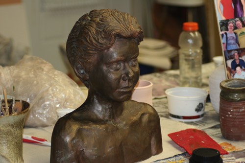 Bust of Katie age 10
